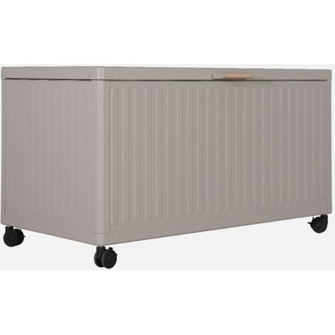 Caja de jardín de aluminio, 775L