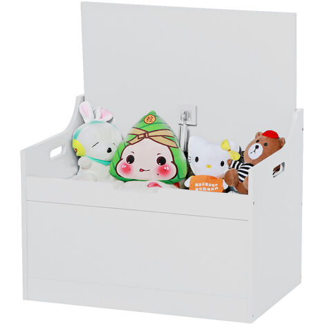 Vipack Caja para juguetes Kiddy madera blanco