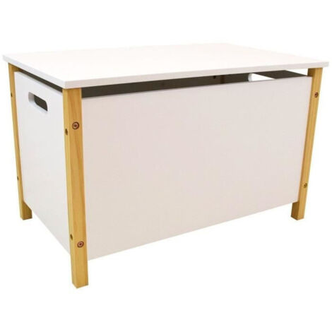 Caja de juguetes de madera 37,5 x 60 x36 cm para niño