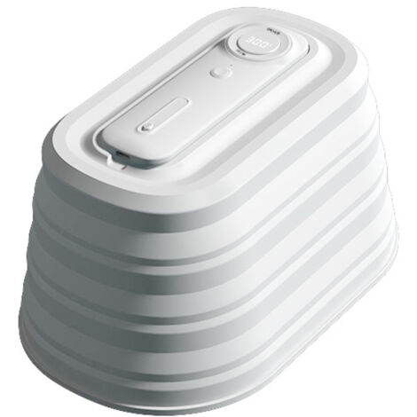 Caja de limpieza portátil y plegable con iluminación LED y pantalla LED para limpieza manual y de pie, ideal para viajes y para el hogar.