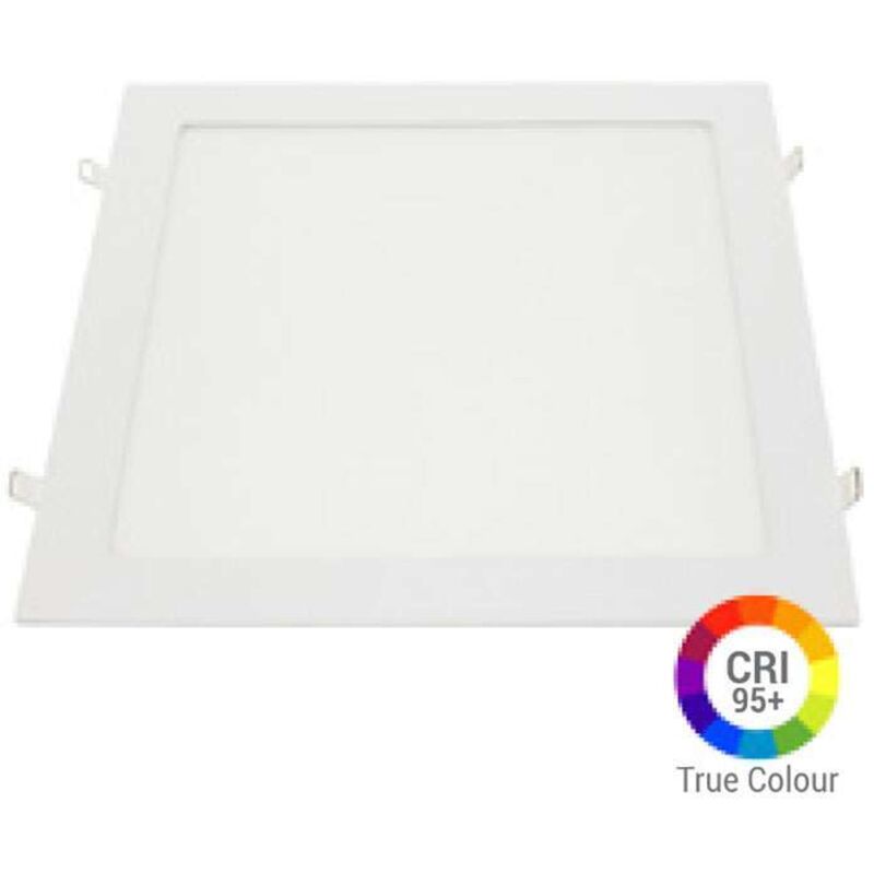 Optonica - Caja de luz led 24W Extra IRC95 Platón Recesado - Día blanco 6000K