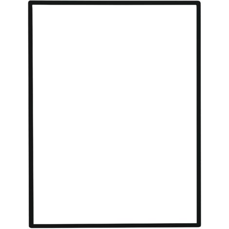 MONSTER SHOP Caja de luz LED Publicitaria A1 Marco Aluminio Negro Panel Vidrio templado Tamaño póster: 84,1 x 59,4 x 0,02 cm 240 LED de Bajo consumo Soporte suspensión p/ techo 1m Cartel Publicitario