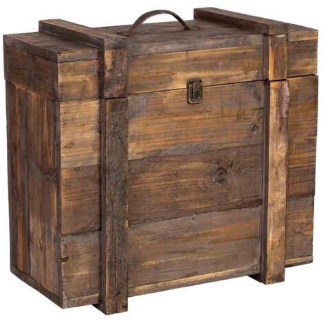 Caja de madera 48x24x46h cm