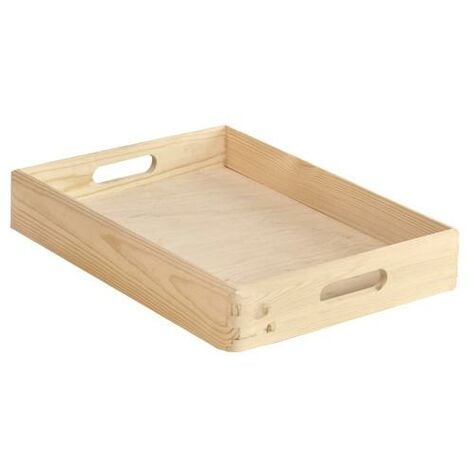 Caja de madera apilable 40x30x07