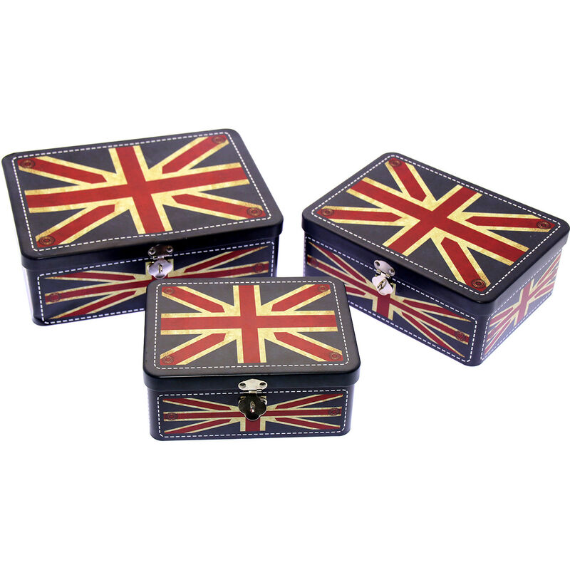 

Caja de Metal 'London' Set de 3