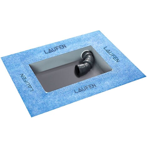 Caja de montaje Laufen Pro, versión izquierda, para platos de ducha, 460x320x100mm, sin juego de desag&uumle, H2900410000001 - H2900410000001