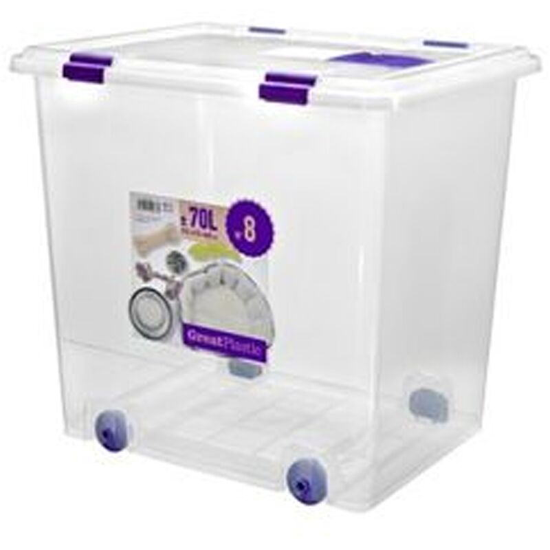 

Great Plastic - Caja de ordenacion Natural de 70 litros 51 x 41 x 46 cm.