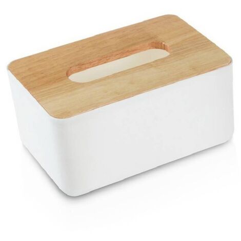 Caja de pañuelos de madera con tapa, caja de papel, caja de almacenamiento para mandos a distancia de salón, caja de papel creativa para restaurante