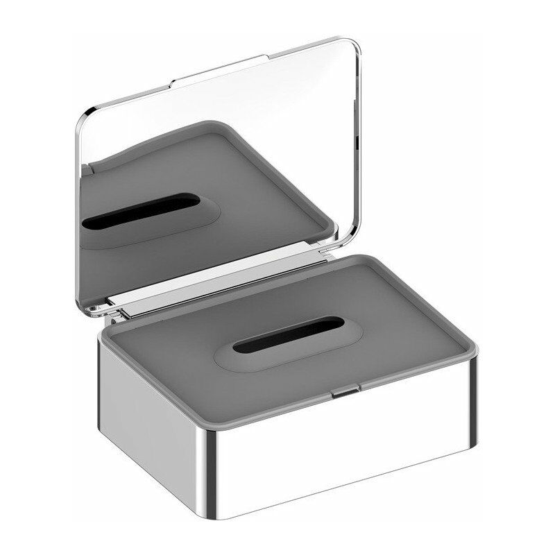 

Caja de papel húmedo PLAN cromado KEUCO
