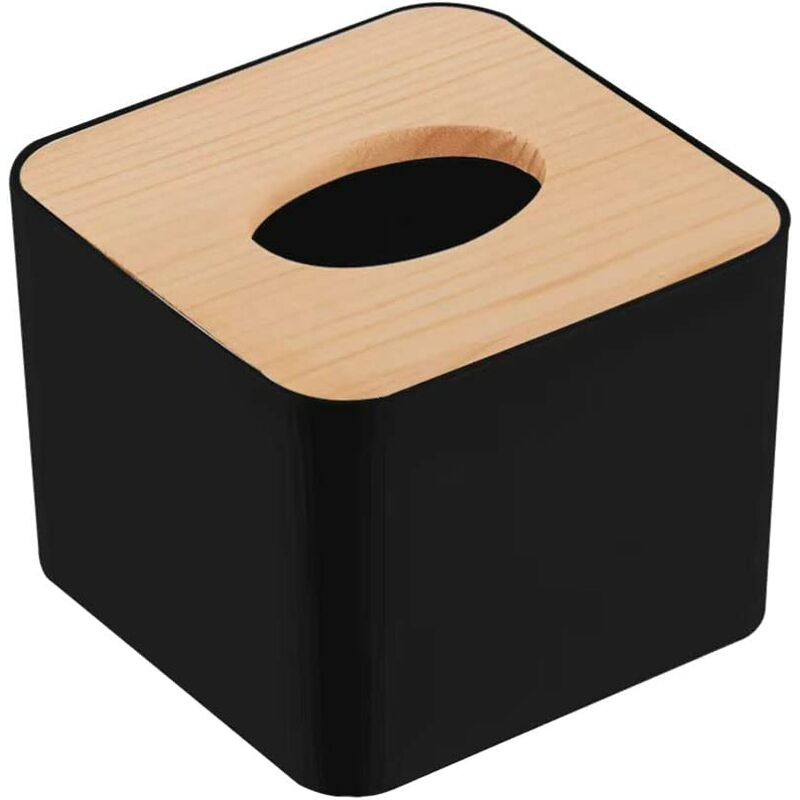 

Caja de pañuelos cosméticos Caja de pañuelos con capucha con borla rectangular para oficina en casa Caja de pañuelos práctica automática