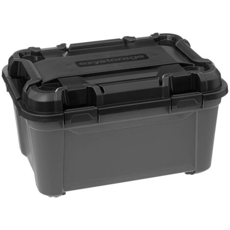 Caja de plástico 80l negra - 5five