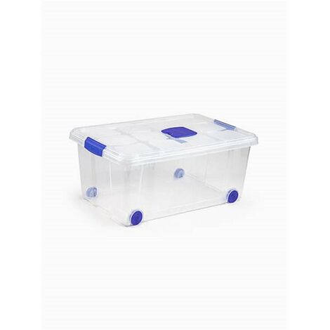 Caja de plástico para almacenaje | TRANSPARENTE
