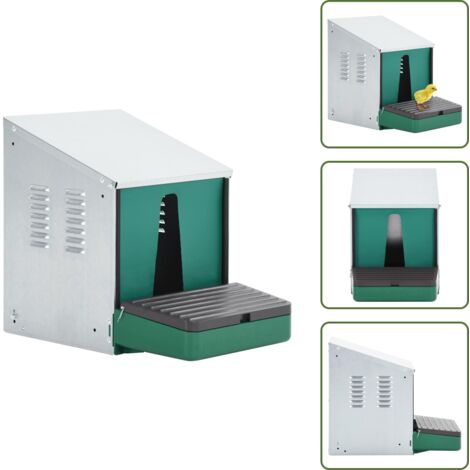 Caja de puesta para aves - vidaXL Caja nido enrollable Nestomatic para aves de corral - Caja de puesta con recogida automática