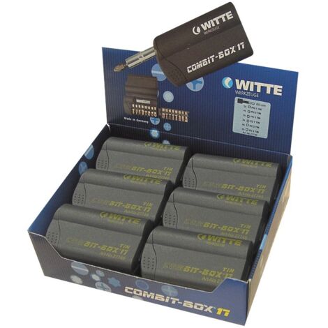 Caja de puntas de atornillar COMBIT-BOX 17 granel (Tipo Construcción) WITTE 27747