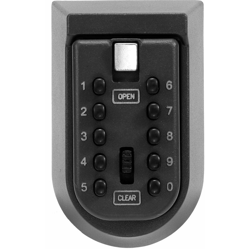 

Caja de seguridad para llaves Aleacion de aluminio Montado en la pared Seguridad para el hogar Contrasena Seguridad Cajas de almacenamiento con codigo