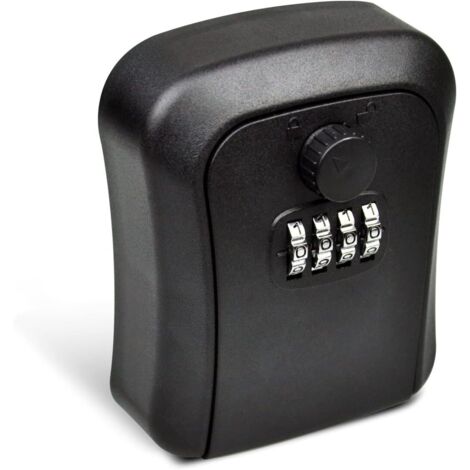 Caja de seguridad para llaves, caja portátil para almacenamiento de llaves, soporte para 5 llaves montado en la pared, gran capacidad para llaves de casa, llaves especiales para coche