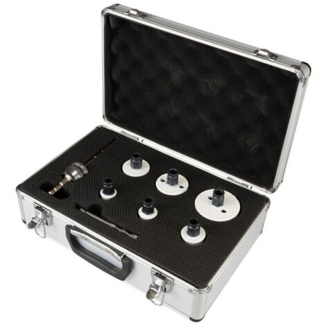 Caja de sierras perforadoras Ezychange - 8 piezas - 22 - 68 mm - MAKITA - E-14261