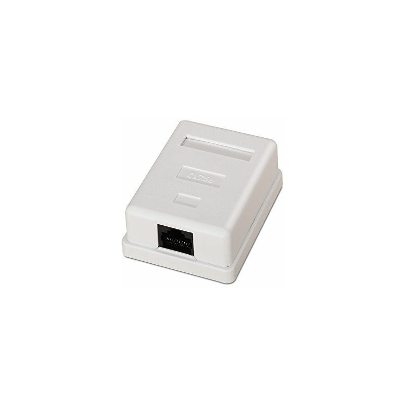 

Caja de superficie de 1 RJ45 Cat 6 FTP Blanco