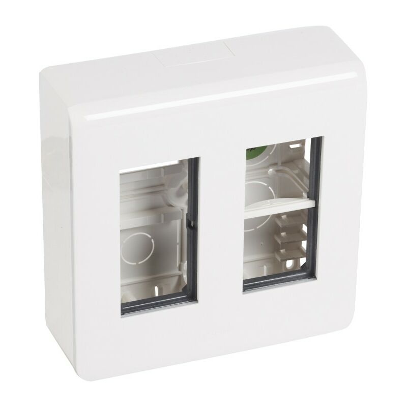 

Caja de superficie Legrand 078882L Mosaic 2x4 modulos color blanco