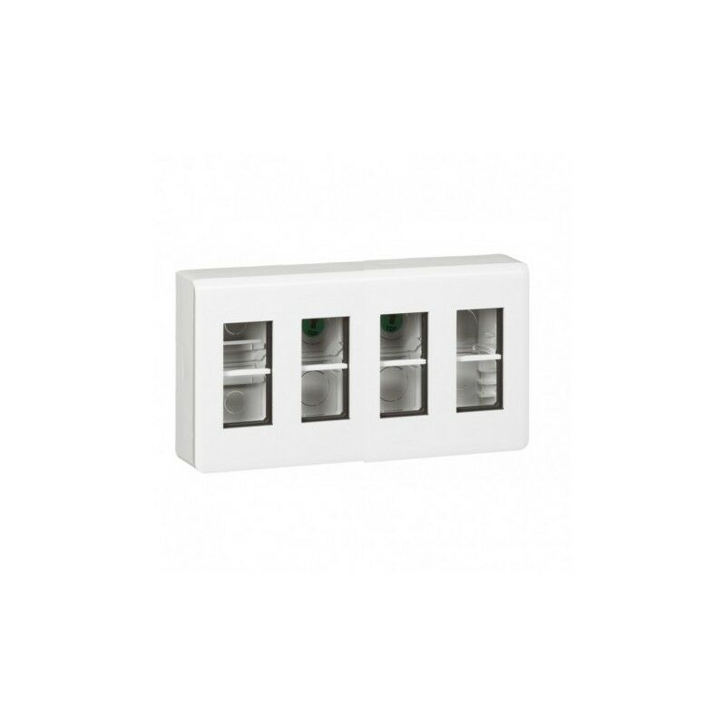 

Caja de superficie Legrand 078884L Mosaic 4x4 modulos color blanco