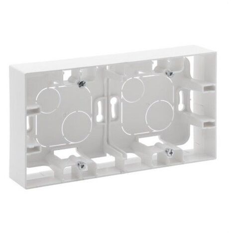 Caja de superficie Niloé Step 2 elementos blanco mate LEGRAND 864182