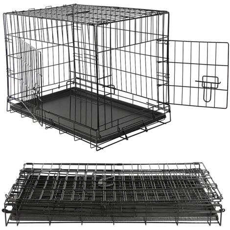 Transportin para perros Jaula de alambre plegable para perros caja de transporte para mascotas bolsa de transporte Caja de transporte