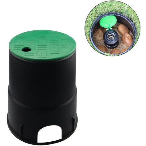 Caja de válvulas de ABS resistente a los rayos UV para riego [6 pulgadas] [Tapa de riego]