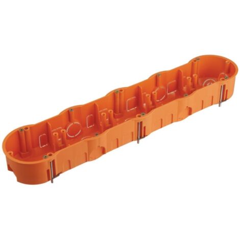 Caja de yeso de cinco módulos con tornillos - A.0048P