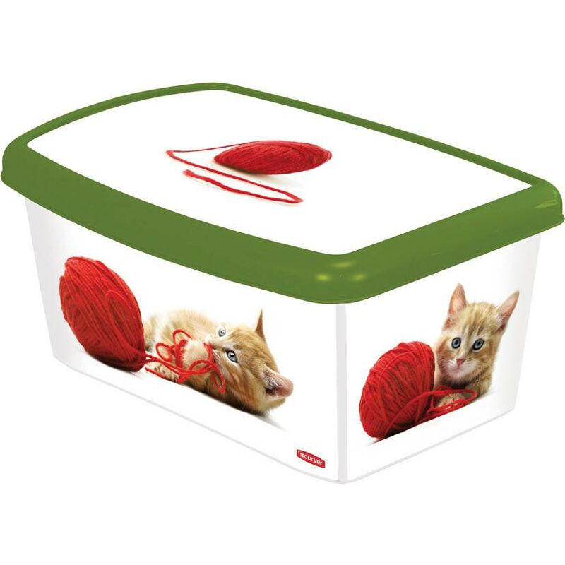 

Caja decorada para ccesorios de gato - Curver