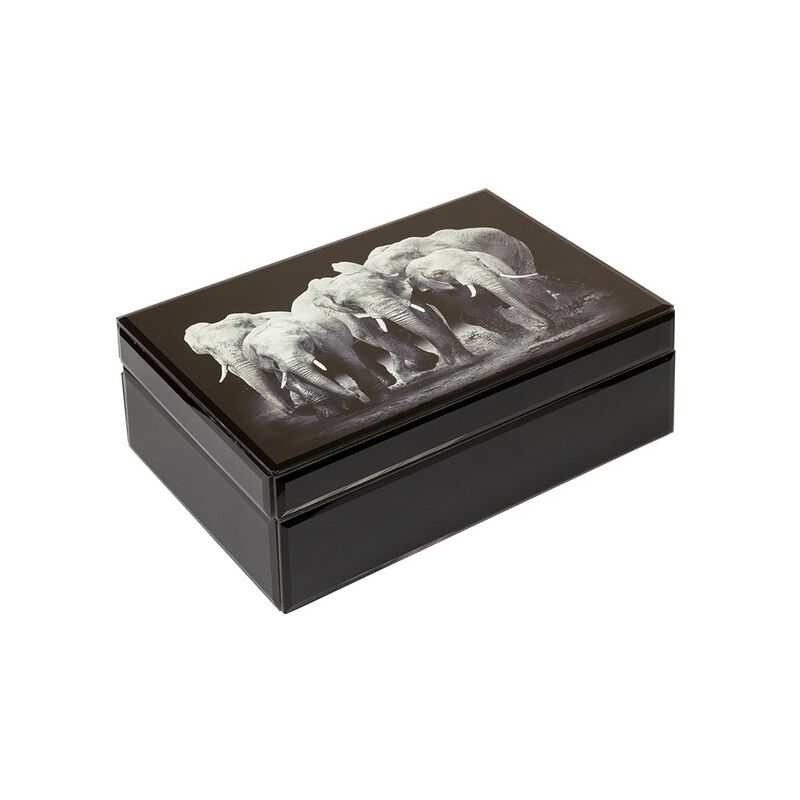

Caja Decorativa Elephant Vidrio (24 x 17 x 8 cm)