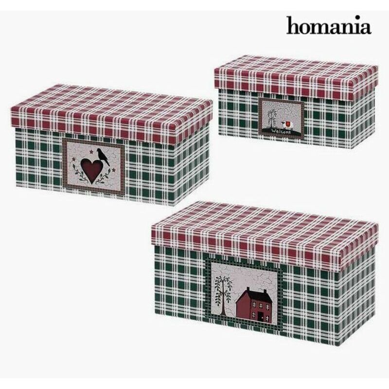 

Caja Decorativa Homania (3 uds) Cartón
