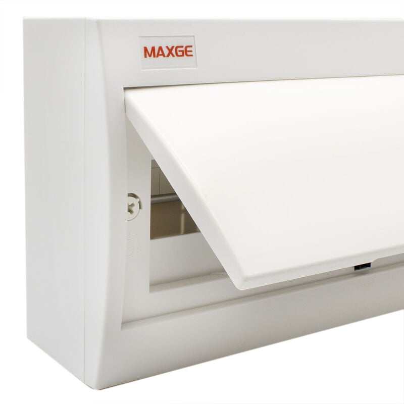 

Maxge - Caja distribucion electrica Superficie IP40 de 18 modulos Blanco