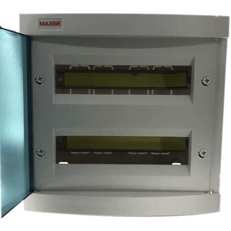 Caja de distribución eléctrica BeMatik de 24 módulos de 17.5 mm de  superficie de plástico ABS SPN IP40 - Cajas de superficie - Los mejores  precios