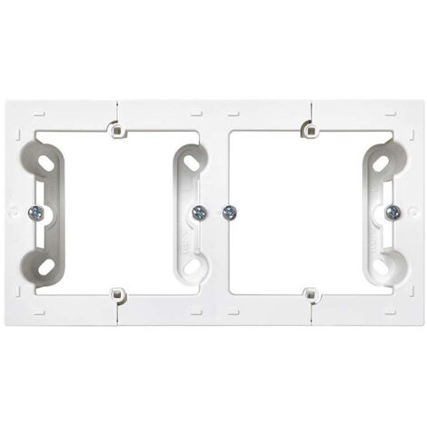 CAJA DOBLE SUPERFICIE BLANCO S10