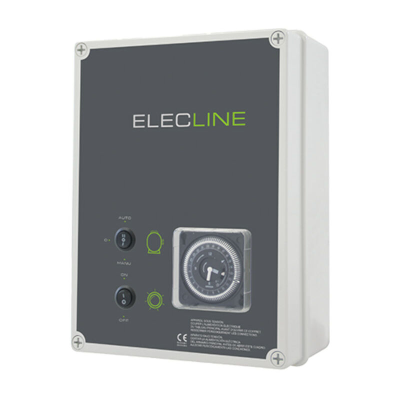 

caja eléctrica para filtración + 2 proyectores de 300w - detf 2 pd - wa conception -