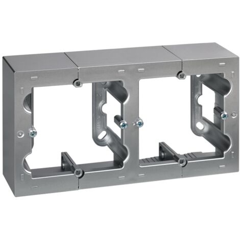 Caja elec sup db alum serie 10 simon