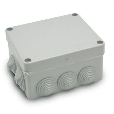 Caja Electricidad Estanca 160X135X83 Con Conos Abs Gris Famat