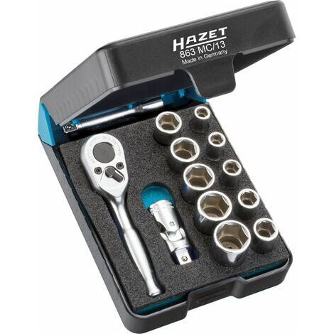 Caja empalme 1/4" 13 unidades 863MC/13 Hazet