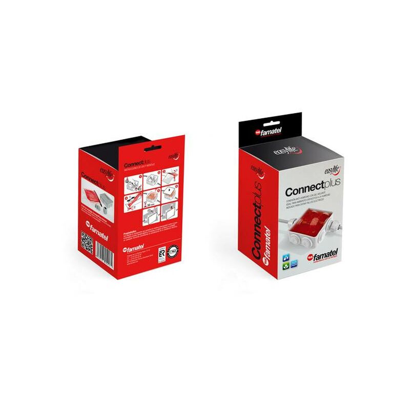 

Connexion antihumedad con gel aislante 80x80x36mm