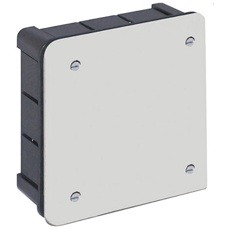Caja Empotrar Cuadrada 100x100x45mm Tornillos Solera
