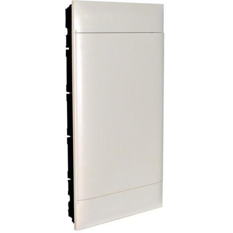 Caja empotrar Practibox S puerta lisa 4x12 filas