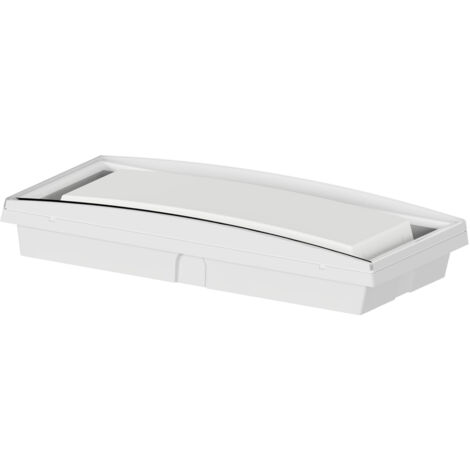Caja envolvente estanca para luz de emergencia “GS” IP68/IK08 31,3x16x6cm color blanco
