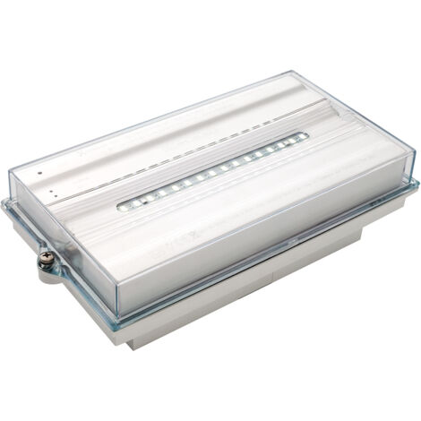 Caja envolvente estanca para luz de emergencia “Smart” IP65/IK10 23,8x12,4x6,9cm color blanco