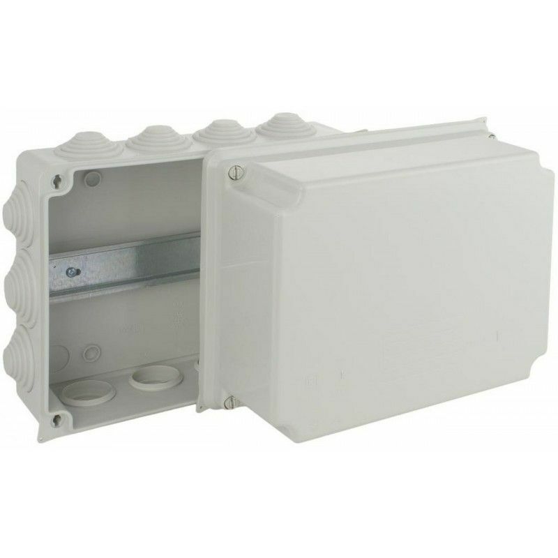 

Caja estanca 220x170x140 12 conos raíl DIN 35mm 686AG - Solera