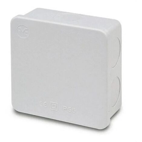 Caja estanca ciega no halógenos 80x80x36 tapa presión IP55 Famatel 3062