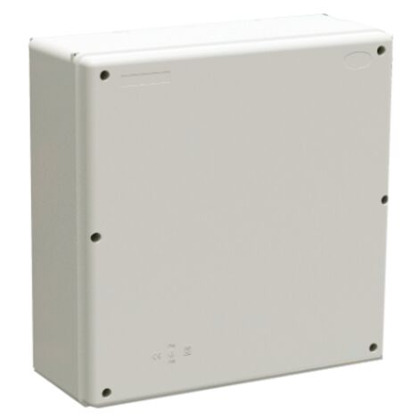 Caja estanca de conexión de superficie precintable sin conos IP65/IK08 36,2x36,2x14cm color gris