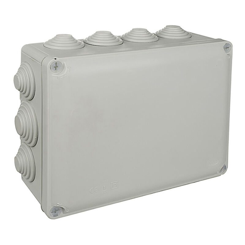

Caja cuadrada estanca 220x170x80mm con tornillos - Solera