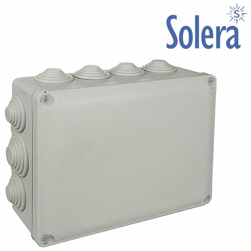 

Caja estanca de conexión YBOX Y686 IP55 IK08 tornillos 1/4' de vuelta 230x180x88 SOLERA Y686