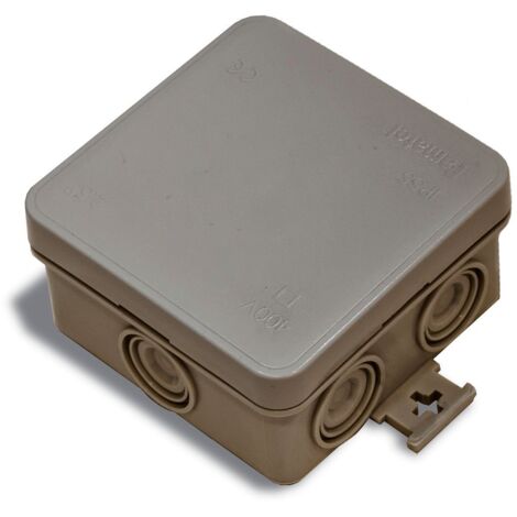 Caja estanca de derivación 75x75x39 tapa presión IP55 Famatel 3051