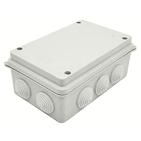 Caja estanca y hermética de superficie cuadrada para protección de  conexiones eléctricas 200x100x200mm - Cablematic